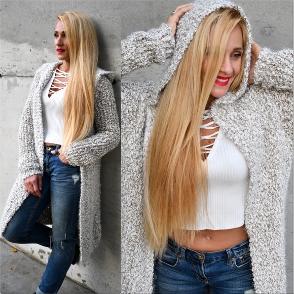 MODA ME COUTURE Sweaters - RESTOCKING Ultra Plush Cardigan hoodie